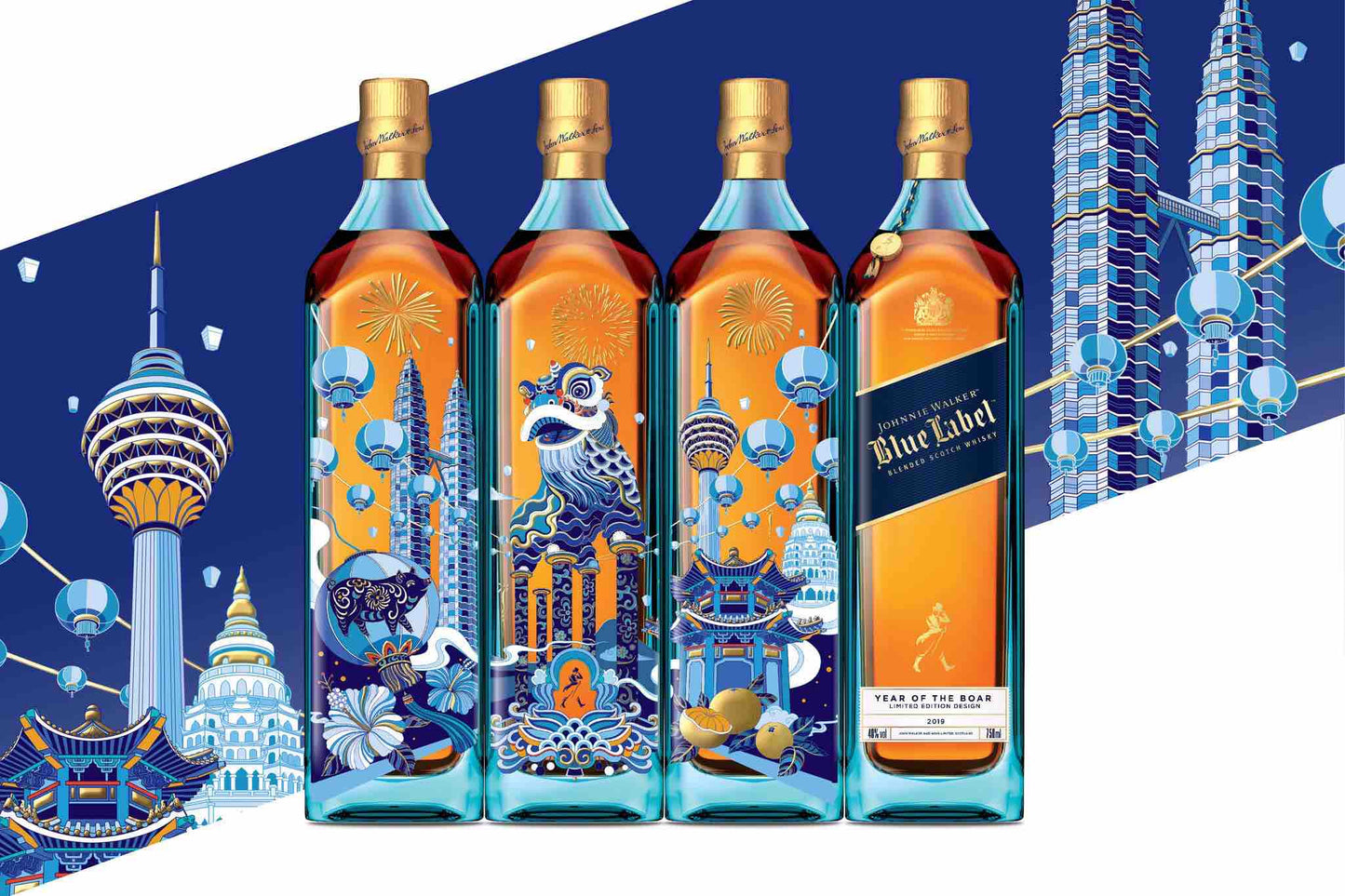 Johnnie Walker Blue Pig