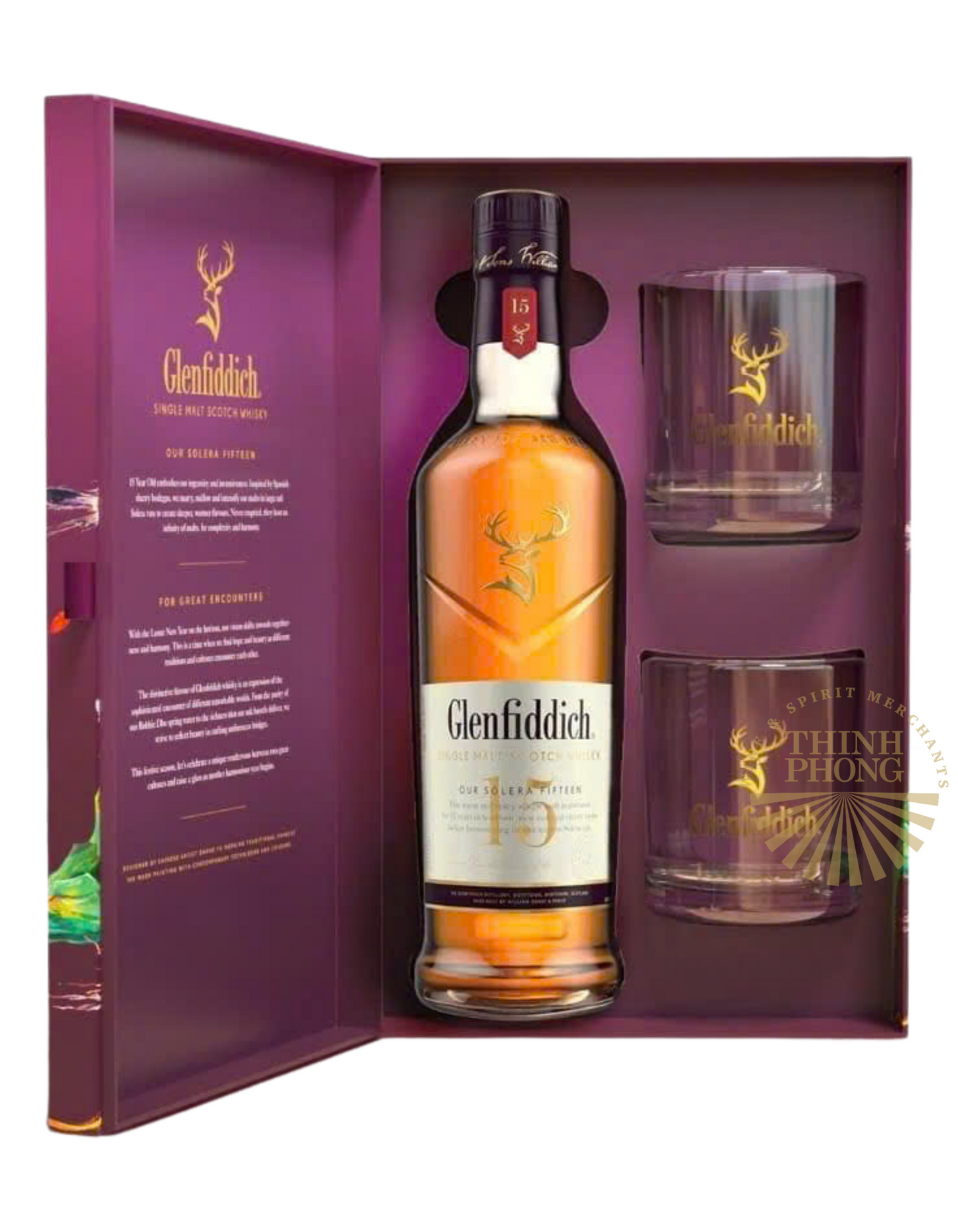 Glenfiddich 15 Hộp Quà Tết 2025